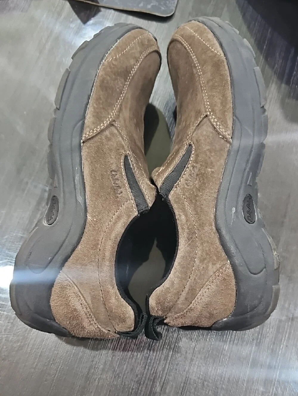 Cabela's Brown Suede Slip-On Loafers for Men